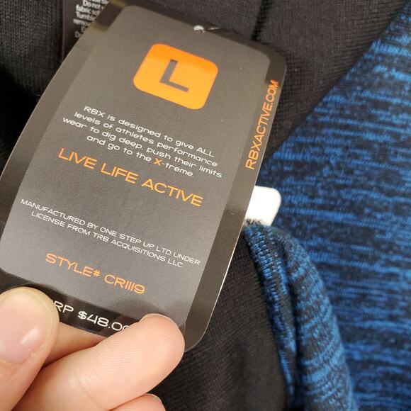 RBX Hacci Cowl Neck Cold Shoulder Pullover Size L - Picture 11 of 12